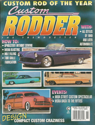 CUSTOM RODDER 1996 NOV - COMPACT CUSTOMS, ROD OF THE YEAR, TUBE GRILLE MADE